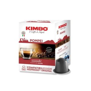 Kimbo Pompei 50 capsule compatibile nespresso